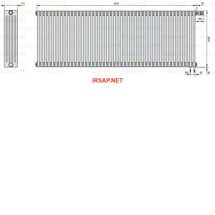 Радиатор IRSAP Tesi 52000/45 T25 CL 01